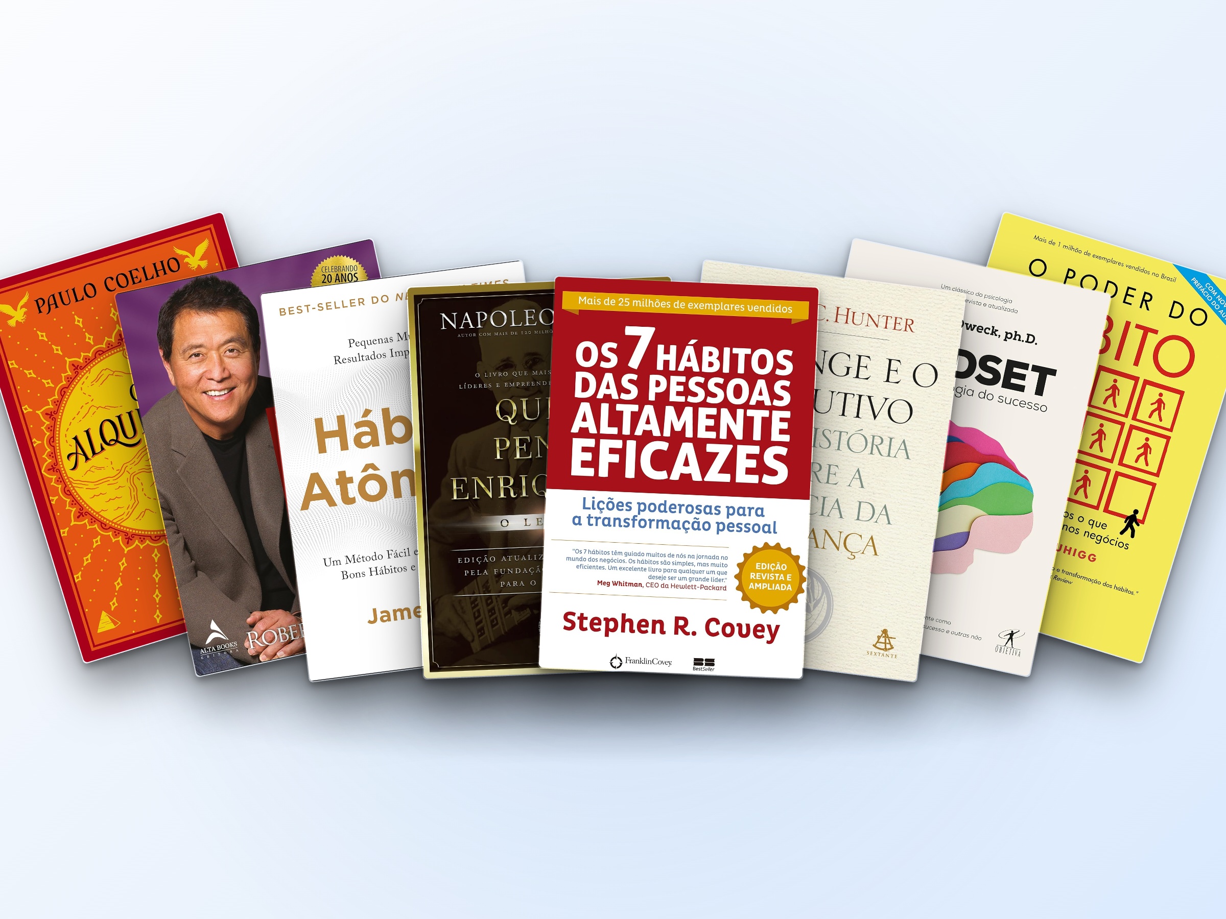 Alguns dos livros do nosso catálogo